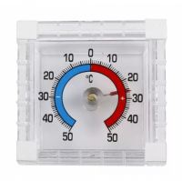 Термометр оконный Биметаллический ТББ (квадратный)