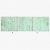 Экран для ванны 1,5 м "Оптима" пластиковый Зеленый мрамор