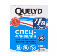 Клей обойный Quelyd Спец-Флизелин для всех типов флизелиновых обоев (300 г)