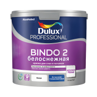 Краска Bindo 2 Dulux Professional глубокоматовая белоснежная (2,5 л)