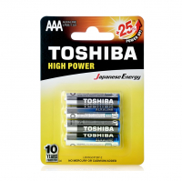 Элемент питания LR03 ААА, Toshiba (2 шт)