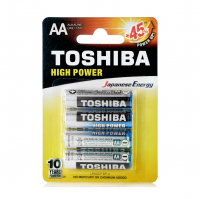 Элемент питания LR06 АА, Toshiba (4 шт)