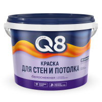 Краска Formula Q8 Для стен и потолка интерьерная полиакриловая (13 кг)