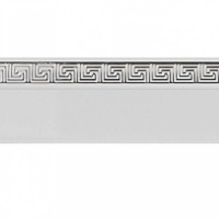 Карниз ПДК 2-х рядный 3,0 м, Греция белый серебро