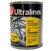 Грунт-Эмаль ULTRA LINES 3 в 1 белая (0,8 кг)