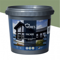Краска для деревянных фасадов акриловая матовая, оливковый, Veres Facade (0,9 л)