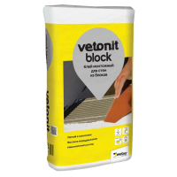 Клей для ячеистых блоков  Weber Vetonit Block, 25 кг