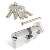 Цилиндровый механизм (личинка)  70 мм с вертушком SM-70(30/40C)-С-NI, Apecs