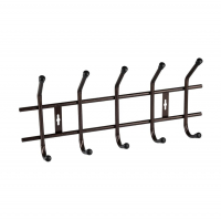 Вешалка настенная Рыжий кот Gancio 5 крючков, бронза 