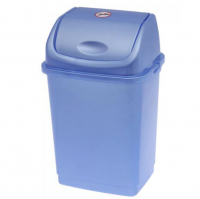 Ведро для мусора  8 л голубой, Камелия