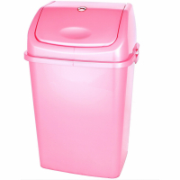 Ведро для мусора  8 л Камелия, розовый перламутр