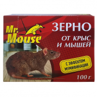 Зерновая приманка от мышей и крыс, 100 г
