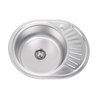 Мойка врезная Sinklight N5745L 0,6/160 мм левая, глянцевая