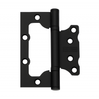 Петля без врезки Arsenal 100х75х2,5 мм 2ВВ BL, черный