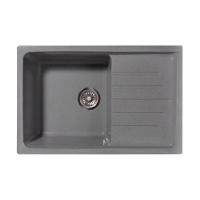 Мойка каменная SimGran S-12 760х495 мм, темно-серый