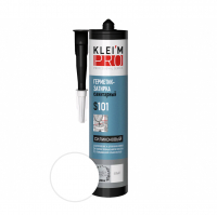 Герметик-затирка KLEI`MPRO S101 силиконовый санитарный, белый 300 мл