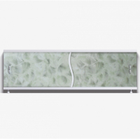 Экран для ванны 1,5 м "Премьер" с алюминиевой рамой Нежно-зеленый мрамор