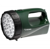 Фонарь Космос ACCU9199-LED ручной, 12 светодиодов, зеленый/пластик
