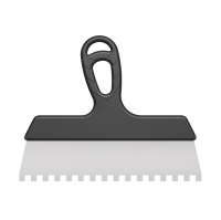 Шпатель фасадный Акор Эксперт зубчатый 250 мм нержавеющий, зубец 8х8 мм (423-00-250) Шпатель фасадный Акор Эксперт зубчатый 250 мм нержавеющий, зубец 8х8 мм (423-00-250)