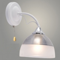 Бра XA1577B/1W WH+CR белый/хром
