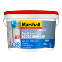 Краска в/д Marshall Export 7 BW матовая (4,5 л)