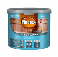 Лак Pinotex Lacker Sauna 20 акриловый для бань и саун (2,7 л)