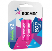 Аккумулятор Космос R03  800mAh (2 шт)