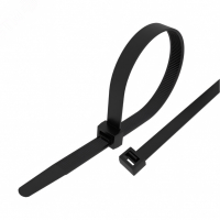 Хомут-стяжка Rexant 3,6х200 мм морозостойкая, черный 100 шт (87-0201)