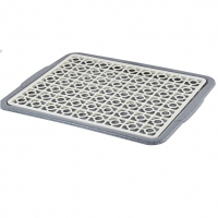 Поднос-сушилка для посуды Plast Team Stone 470х370х20мм темный камень