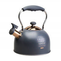 Чайник со свистком Agness 2,5 л нержавеющая сталь, индукция