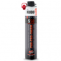 Напыляемая шумо- и теплоизоляция KUDO PUR‑PRO‑THERM S 5.0 (1000 мл)