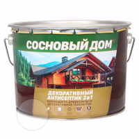 Состав декоративно-защитный Сосновый дом для древесины, бесцветный 2,7 л