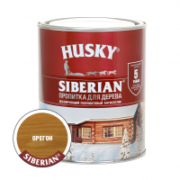 Пропитка для дерева Husky Siberian полуматовая, орегон (0,9 л)