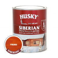 Пропитка для дерева Husky Siberian полуматовая, рябина (0,9 л)