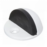 Ограничитель дверной напольный полусфера, белый
