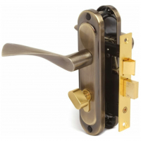 Замок врезной Avers 0827/60-С-АС, медь