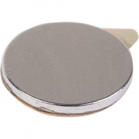 Неодимовый магнитный диск 10х1 мм с клеем сцепление 0,5 кг (20 шт)
