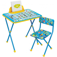Комплект детской мебели Познайка Азбука: стол + стул мягкий