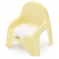 Горшок-стульчик светло-желтый (М1328)