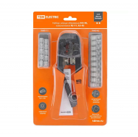 Клещи обжимные TDM Мастер Электрик KO-9E + наконечники 10 шт (SQ1001-0207)