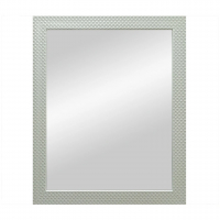 Зеркало 740х600 мм Милана белое