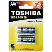 Элемент питания Toshiba High Power LR03 (4 шт)