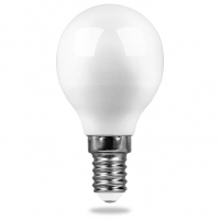 Лампа светодиодная  7Вт Е14 G45 2700К, Saffit