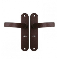 Ручка дверная на планке ПроСам РФ78-002/80 (медный антик)