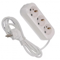 Удлинитель 3 гнезда евро с заземлением, Smartbuy  (2 м)