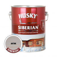 Пропитка для дерева Husky Siberian полуматовая, антик (2,7 л)