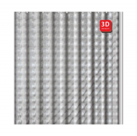 Штора для ванной Fashun 3D эффект A8754 Peva 180х200 см