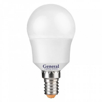 Лампа светодиодная 10Вт E14 230В 2700К, General G45F