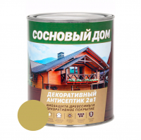 Состав декоративно-защитный Сосновый дом для древесины, калужница 0,8 л