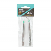 Пинцеты технические MOS набор 2 шт (67440М)